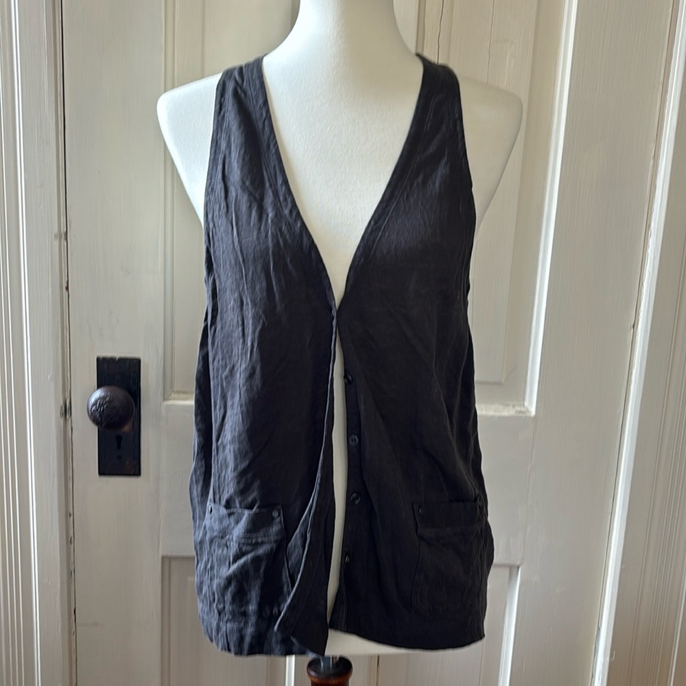 Eileen Fisher linen vest